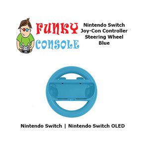 Nintendo Switch Joy-Con Controller Hand Grip Mario Racing Wheel Joy Con Game Pad Blue Switch OLED