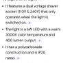 Bathroom Shaver Light Image 5