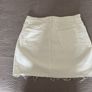 Dunnes White Denim Skirt Size 14 Image 6