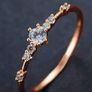 Beautiful Rose Gold Diamond Accent Ring - Brand New Image 2