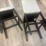 2 Grey Breakfast Bar Stools Image 3