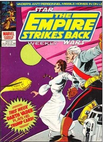 Starwars The Empire Strikes Back Weekly, Marvel Comic 1980 Issues , 135-138 and 141