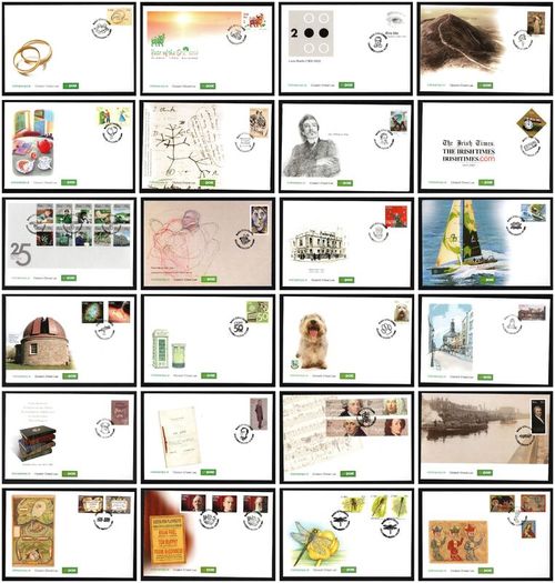 Collection 2009 Ireland Commemorative Stamps An Post First Day Cover (FDC). Collection of 24 covers.