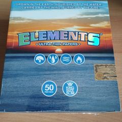 Elements Ultra-Thin King Size Slim Rolling Papers - Box of 50