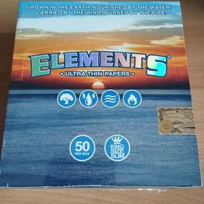 Elements Ultra-Thin King Size Slim Rolling Papers - Box of 50