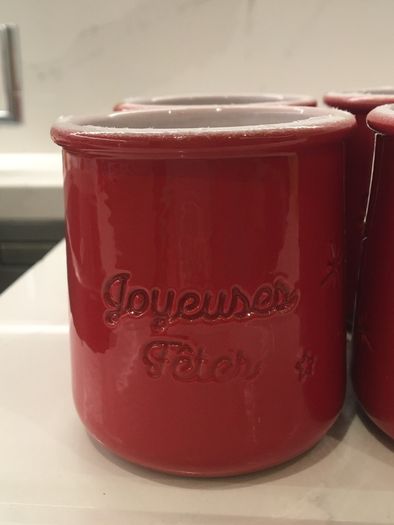4 La Fermiere Joyeuses Fetes pots