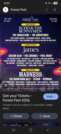 Forest Fest Family Weekend Tickets