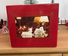 Belleek Living Nativity Collection - Manger Ox and Camel Set