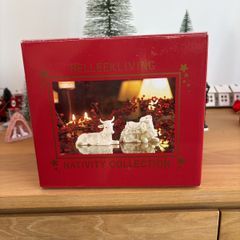Belleek Living Nativity Collection - Manger Ox and Camel Set