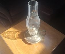 vintage oil lamp