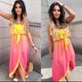 Asymmetrical ombre maxi dress Image 5