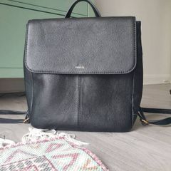Fossil Leather Backpack