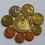 Denmark rare euro Probe essai Trial Prototype 9 Coin Set 2002 Rare Image 2