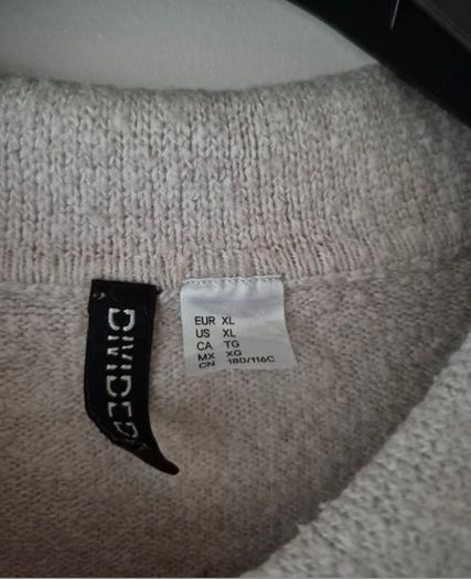 H&M Natural Polo Jumper