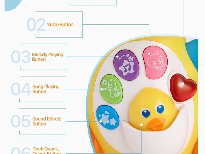 Dancing,  Walking Electronic duck (1078)