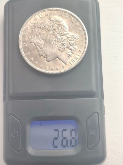 1921 Silver Morgan dollar