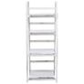 4-Tier Plant Stand White 43x33x113 cm Wood Image 4