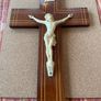 1940s Babtism wooden cross Image 2