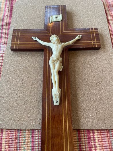 1940s Babtism wooden cross