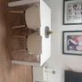 White extendable dining table Image 2
