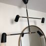 Contemporary Ceiling lights. Italy. Gold/Black. As New Image 3