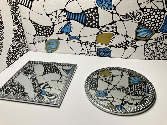 Mirror Coaster (set of 2 round or square)