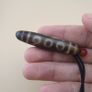 Vintage 5 Eyes Himalayan Tibetan Agate Dzi Bead Amulet Image 6