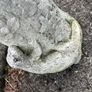 Vintage Reconstuted stone birdbath with otter decoration c1940 Image 6