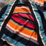 Boboli Chevron Zig-Zag & Striped Knit Dress Image 4