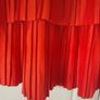 skirt Zara mini pleated tiered skirt coral red small Image 10