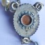 Antique/vtg Rosary Terra Fatima Faux Pearls Beads Image 8