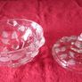 New In Box Waltherglas Germany Natascha Pattern Art Deco Satin Rose Bowl With Lid Made In Germany Image 5