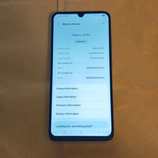Samsung Galaxy A05s - 64GB - Silver - Unlocked - Clean Condition