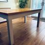 Solid Oak extending Dining Table and matching sideboard Image 2