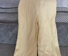 Savida Stripe Linen Blend Coord Waistcoat and Pants