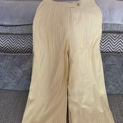 Savida Stripe Linen Blend Coord Waistcoat and Pants