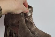 Brown suede leather shoes size 10