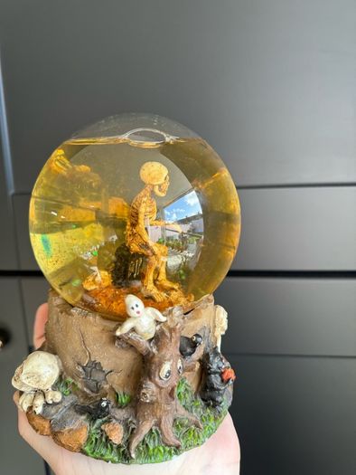Halloween themed snow globe