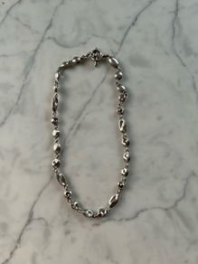 sterling silver coffee bean necklace