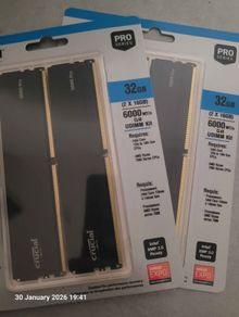 32 Gb DDR5 Ram (2x16 Gb) 6000mhz, Intel Xmp 3.0 / Amd Expo ( New, Unopened )