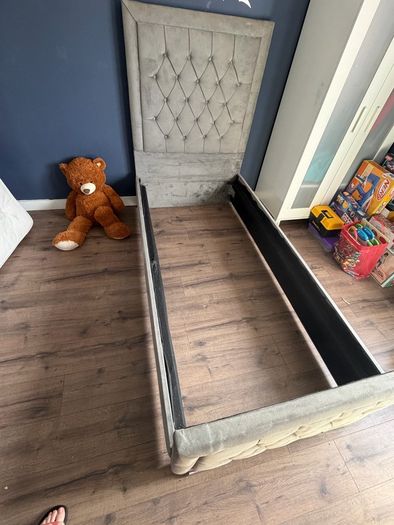 single bed with storage
