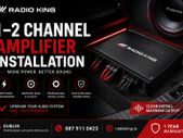 1-2 Channel Amplifier Installation Dublin. Professional Car Amplifier Fitting