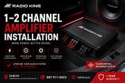 1-2 Channel Amplifier Installation Dublin. Professional Car Amplifier Fitting