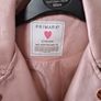 Girls pink leather jacket age 6-7 Image 2