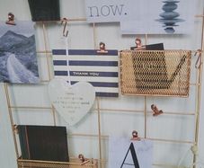 Metal Grid Noticeboard