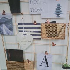 Metal Grid Noticeboard