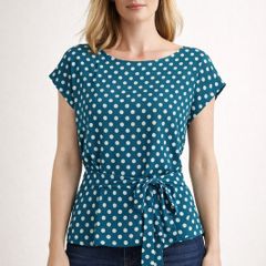 Ladies Polka Dot Top: Size S / 10-12