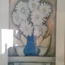 Vintage Gilt-Framed Glass-Fronted Floral Print. Image 3