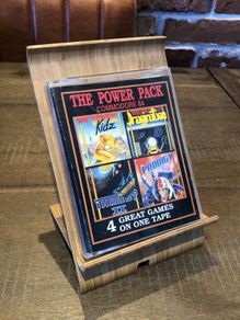 C64 - The Power Pack (4 Game Compilation) - Commodore 64 Large Jewel Tape Game - complete in box