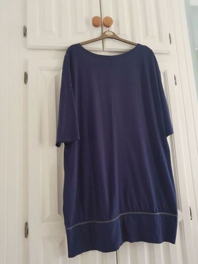 SHEEGO Navy Cotton  Dress